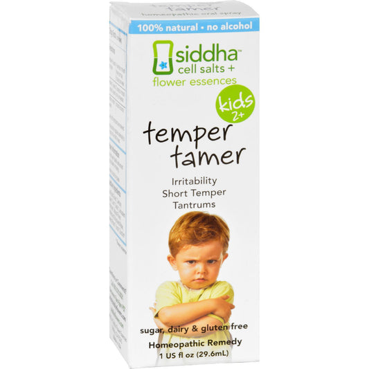 Siddha Flower Essences Temper Tamer - Kids - Age Two Plus - 1 fl oz