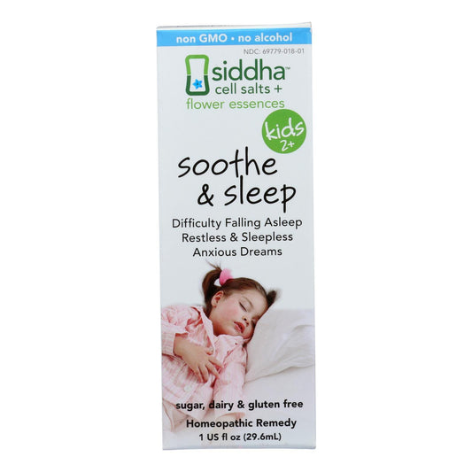 Siddha Flower Essences Soothe and Sleep - Kids - Age Two Plus - 1 fl oz