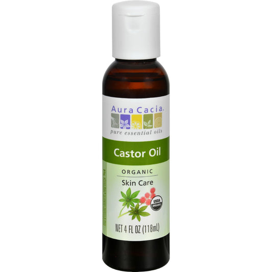 Aura Cacia - Skin Care Oil - Organic Castor Oil - 4 fl oz