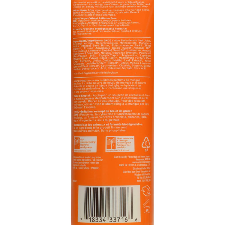 Desert Essence - Conditioner - Island Mango - 8 oz