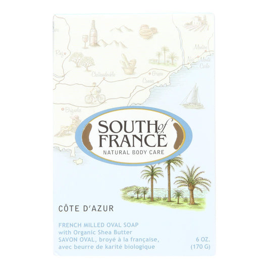 South Of France Bar Soap - Cote dAzur - 6 oz - 1 each