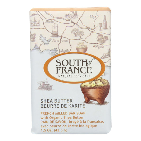 South Of France Bar Soap - Shea Butter - Travel - 1.5 oz - case of 12