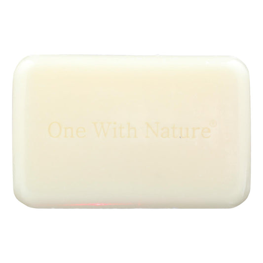 One With Nature Naked Soap - Goat's Milk and Lavender - Case of 6 - 4 oz.