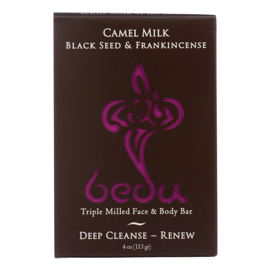 Bedu Face and Body Bar - Black Seed and Frankincense - Case of 6 - 4 oz.