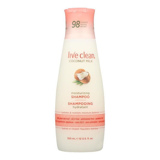 Live Clean Shampoo - Coconut Milk - 12 fl oz.