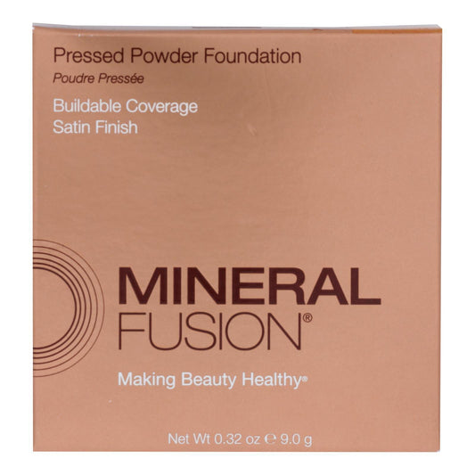 Mineral Fusion - Pressed Powder Foundation - Deep 1 - 0.32 oz.