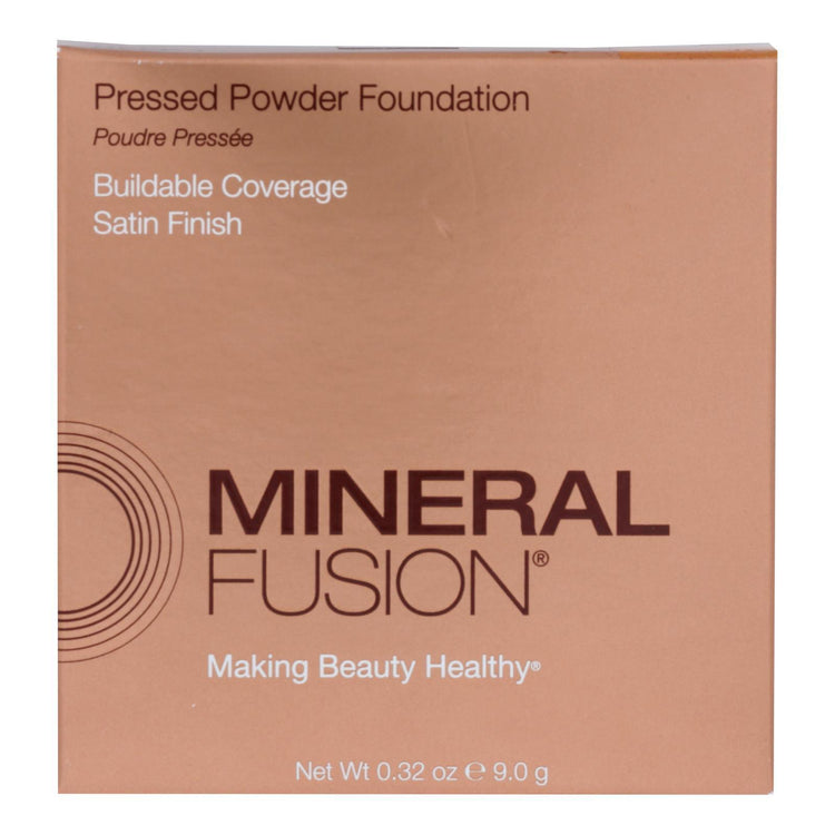 Mineral Fusion - Pressed Powder Foundation - Deep 1 - 0.32 oz.