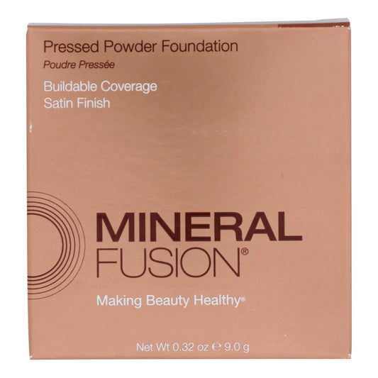 Mineral Fusion - Pressed Powder Foundation - Deep 3 - 0.32 oz.