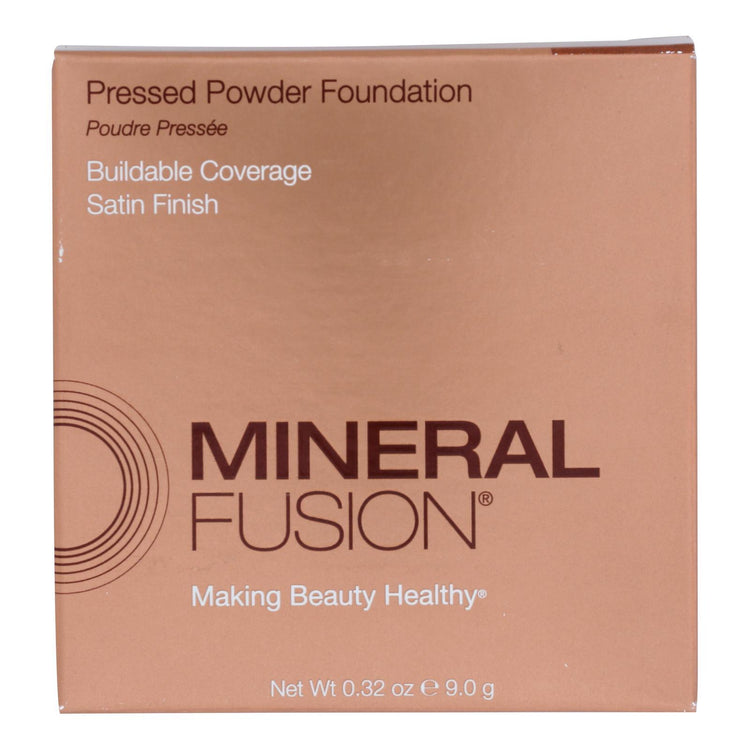 Mineral Fusion - Pressed Powder Foundation - Deep 3 - 0.32 oz.