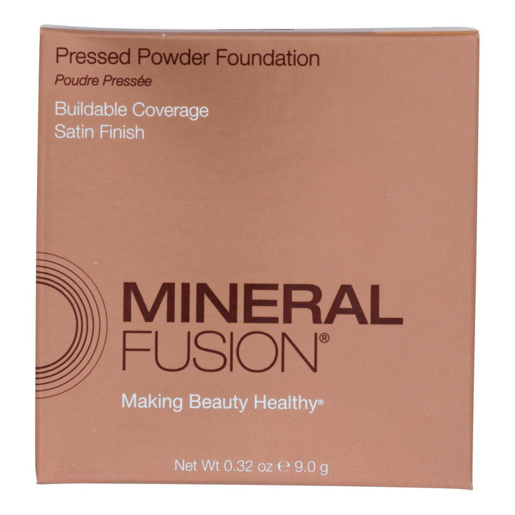 Mineral Fusion - Pressed Powder Foundation - Olive 2 - 0.32 oz.