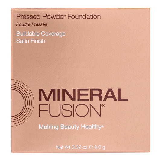 Mineral Fusion - Pressed Powder Foundation - Olive 3 - 0.32 oz.