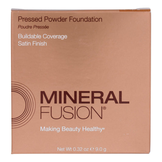 Mineral Fusion - Pressed Powder Foundation - Olive 4 - 0.32 oz.