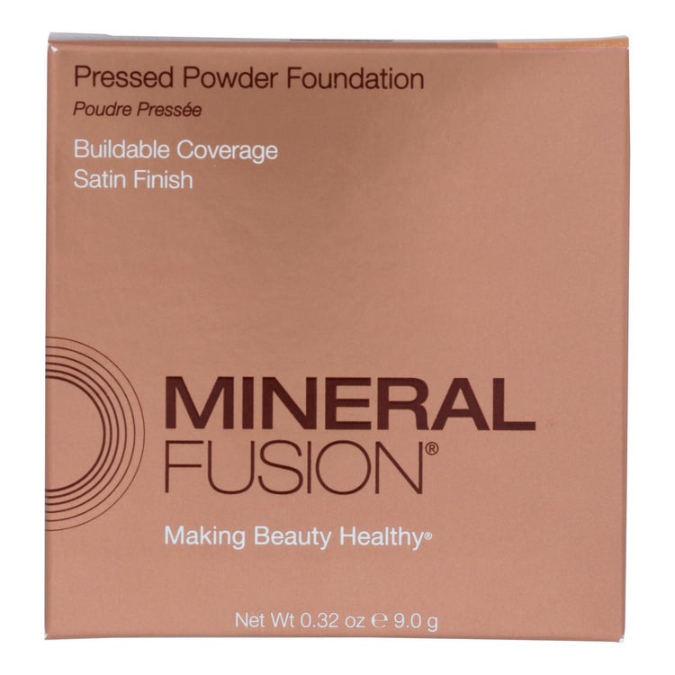 Mineral Fusion - Pressed Powder Foundation - Warm 2 - 0.32 oz.