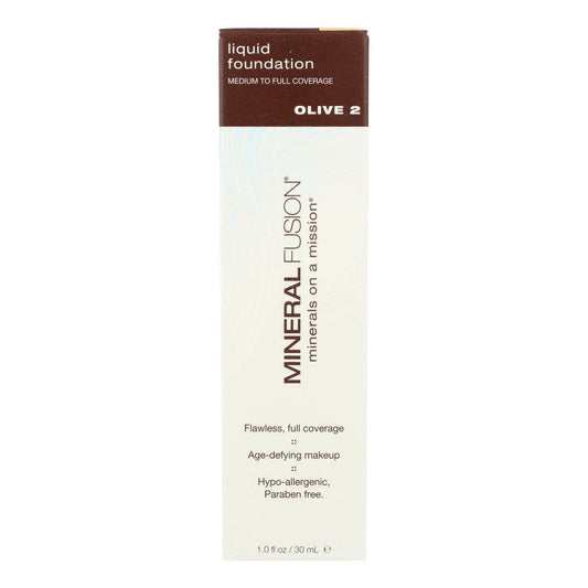 Mineral Fusion - Liquid Mineral Foundation - Olive 2 - 1 oz.