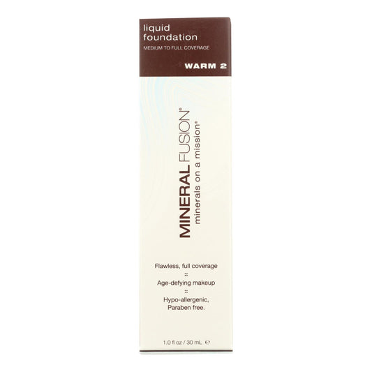 Mineral Fusion - Liquid Mineral Foundation - Warm 2 - 1 oz.