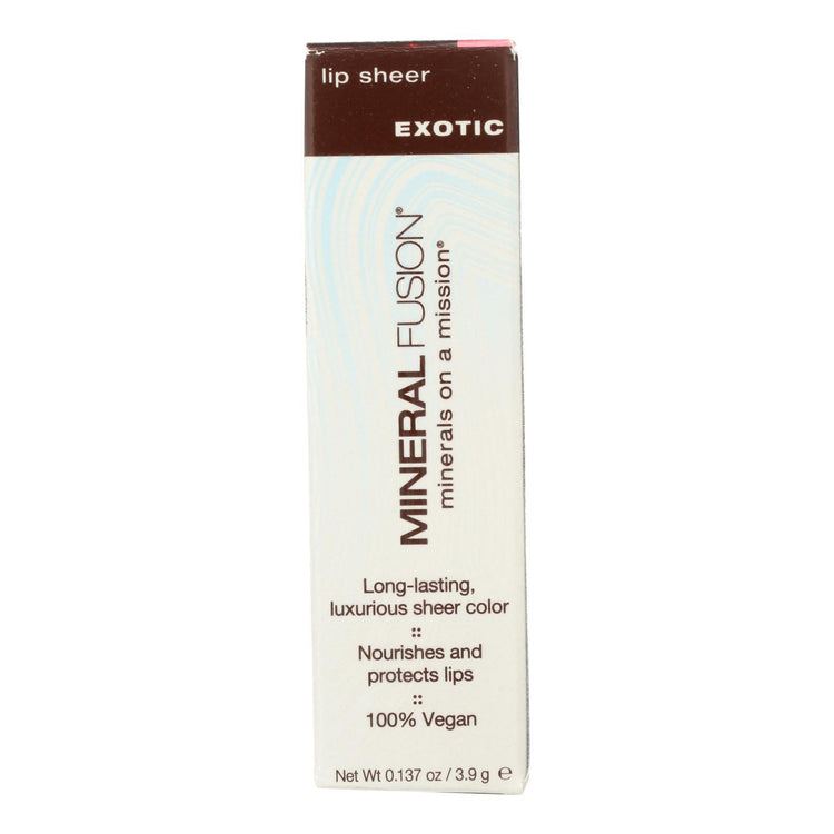 Mineral Fusion - Lip Sheer - Exotic - 0.137 oz.
