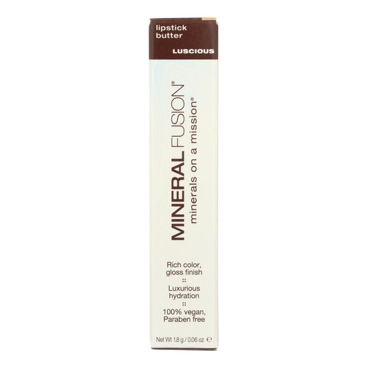 Mineral Fusion - Lipstick Butter - Luscious - 0.06 oz.