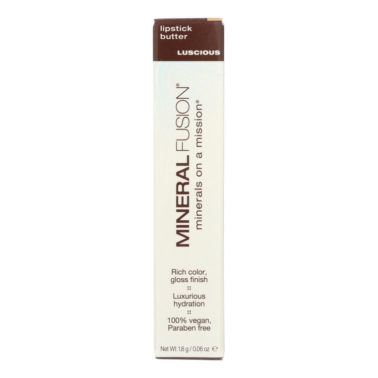 Mineral Fusion - Lipstick Butter - Luscious - 0.06 oz.