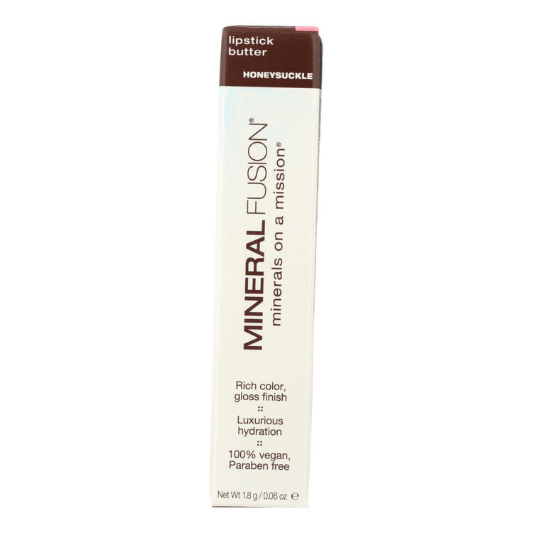 Mineral Fusion - Lipstick Butter - Honeysuckle - 0.06 oz.