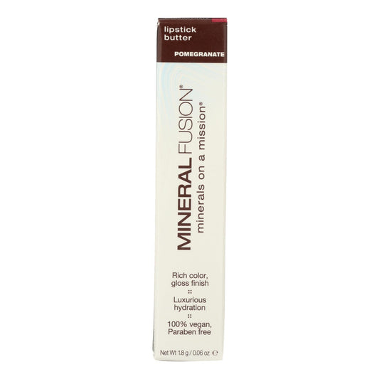 Mineral Fusion - Lipstick Butter - Pomegranate - 0.06 oz.
