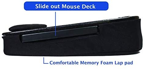 Multi Tasking Memory Foam Lap Desk with USB Light and Mouse Pad