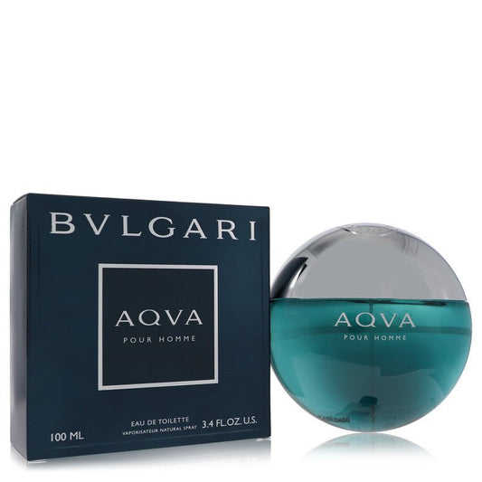 AQUA POUR HOMME by Bvlgari Eau De Toilette Spray 3.3 oz (Men)