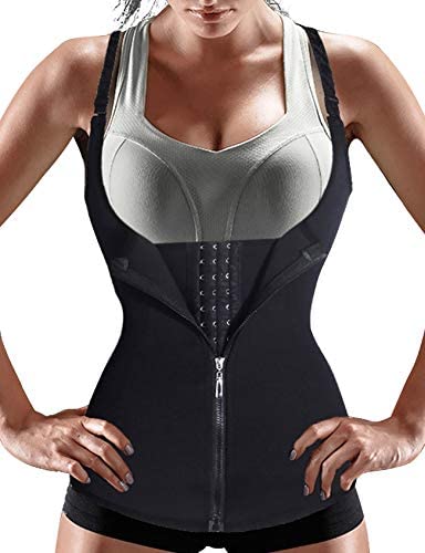 Waist Trainer Corset with Zipper Vest