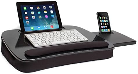 Multi Tasking Memory Foam Lap Desk with USB Light and Mouse Pad
