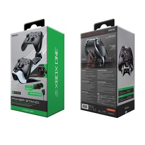bionik BNK-9029 Power Stand Dual Rechargeable Battery and Charging System for Xbox One