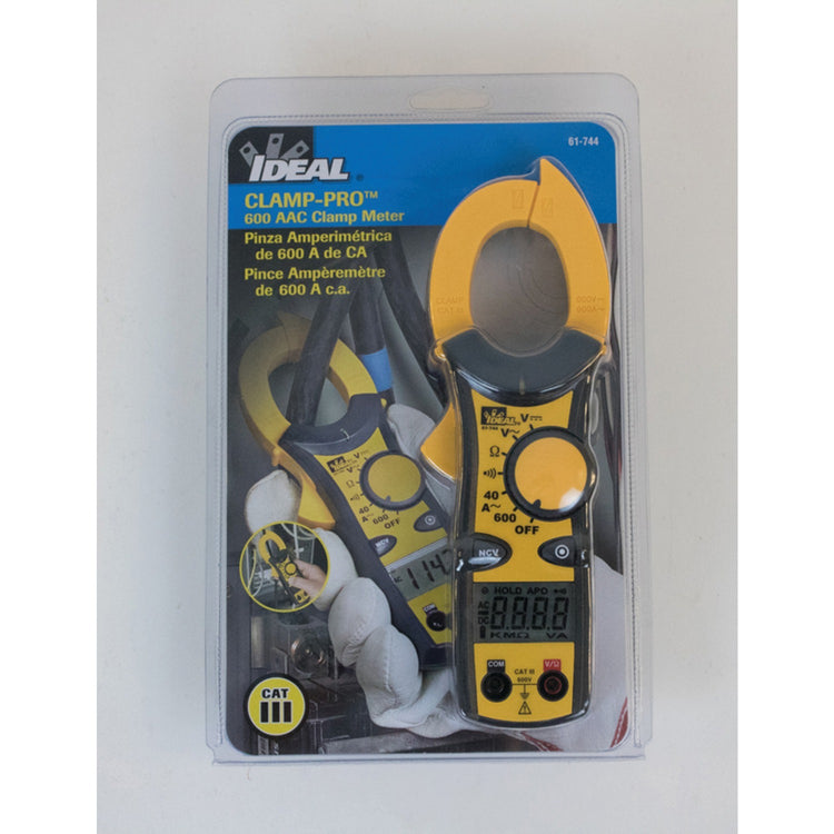 IDEAL 61-744 600-Amp Clamp-Pro Clamp Meter