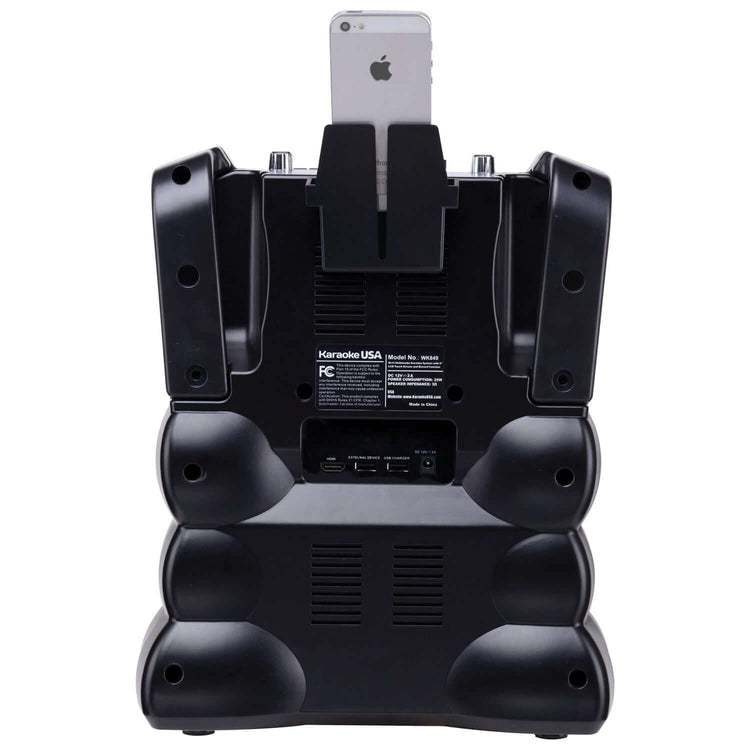 Karaoke USA WK849 Complete Wi-Fi Bluetooth Karaoke Machine with 9-Inch Touch Screen