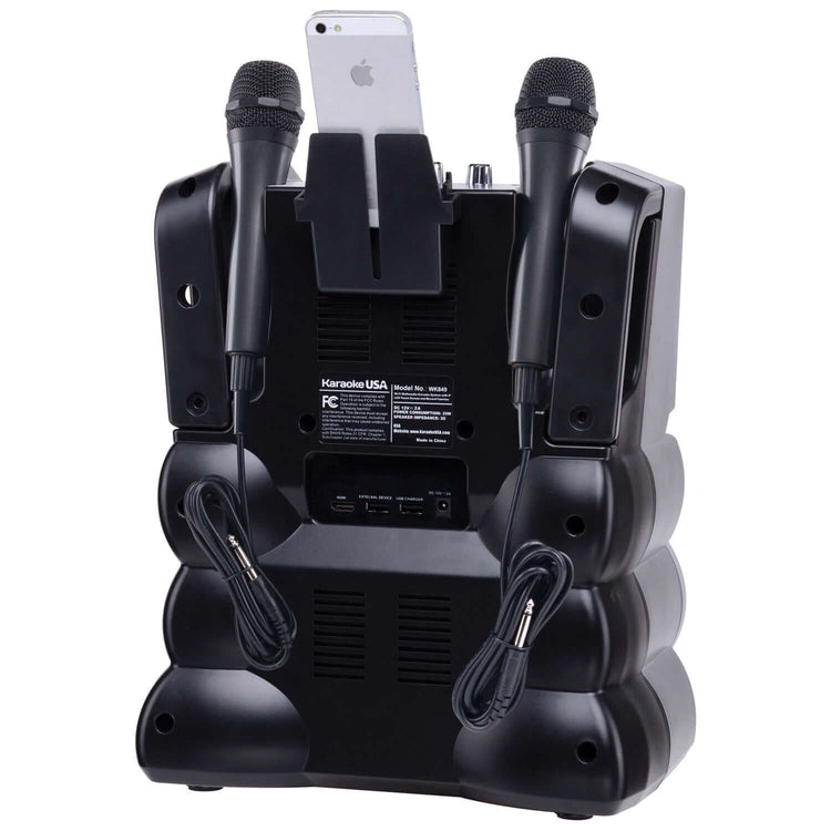 Karaoke USA WK849 Complete Wi-Fi Bluetooth Karaoke Machine with 9-Inch Touch Screen