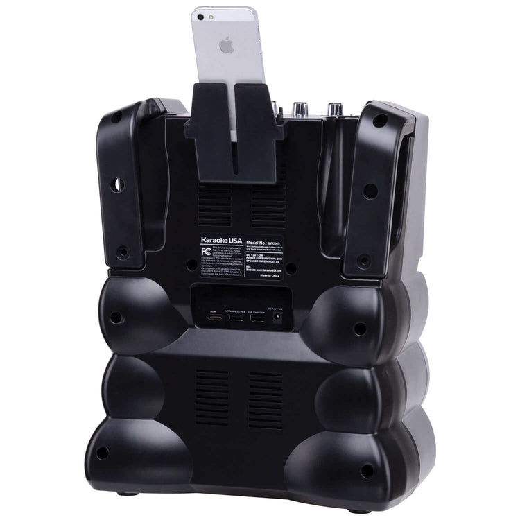Karaoke USA WK849 Complete Wi-Fi Bluetooth Karaoke Machine with 9-Inch Touch Screen