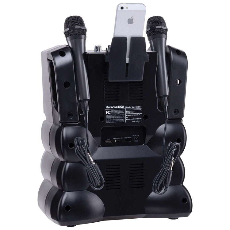 Karaoke USA WK849 Complete Wi-Fi Bluetooth Karaoke Machine with 9-Inch Touch Screen