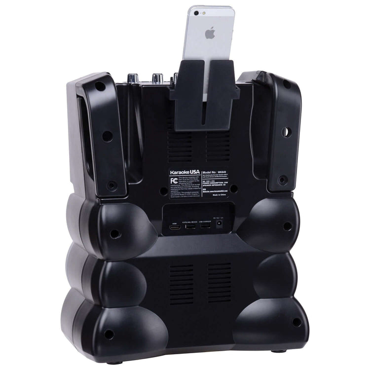 Karaoke USA WK849 Complete Wi-Fi Bluetooth Karaoke Machine with 9-Inch Touch Screen