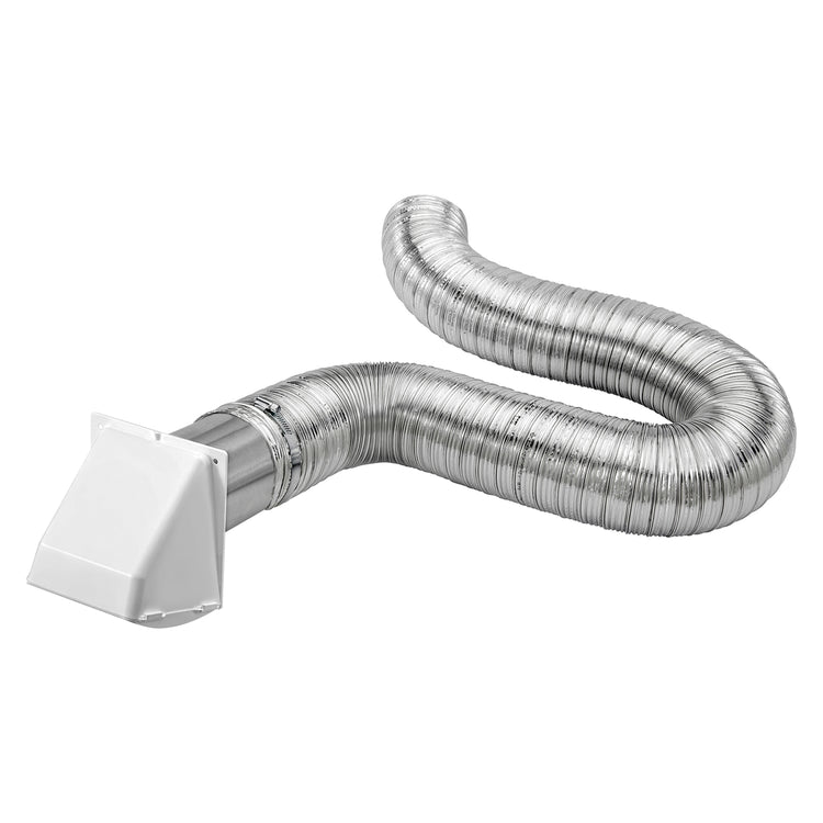 Lambro 1375W-R 4-In. x 8-Ft. UL 2158A Premium Flexible Semi-Rigid Duct Vent Kit